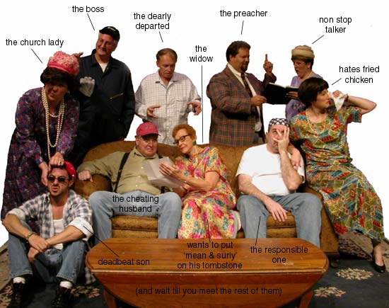 dearly departed cast